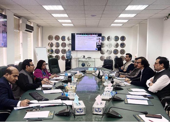Special Assistant to the Prime Minister on Industries and Production, Haroon Akhtar Khan, chairs the 31st Board Meeting of SMEDA at the Ministry of Industries and Production