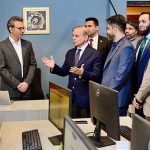 Prime Minister Muhammad Shehbaz Sharif visiting sections of Pakistan TV Digital.