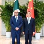President Asif Ali Zardari with Mr. Li Shulei, Member of the Political Bureau and Secretariat of the Communist Party of China Central Committee and Minister of the Publicity Department of the CPC Central Committee.