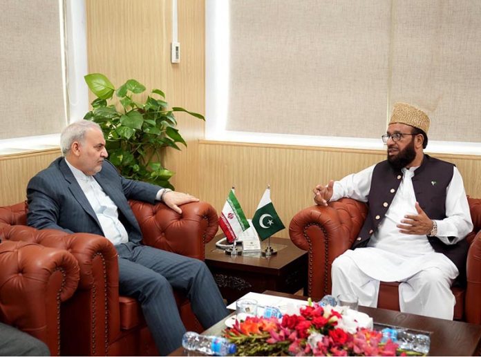 Federal Minister for Religious Affairs and Interfaith Harmony, Sardar Muhammad Yousaf, meets with Ambassador of Iran to Pakistan, Dr. Reza Amiri Moghaddam in Federal Capital