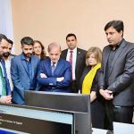 Prime Minister Muhammad Shehbaz Sharif visiting sections of Pakistan TV Digital.