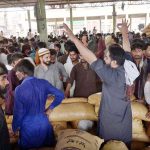 Wholesaler vendor are displaying and selling vegetables to customers at Vegetable Market