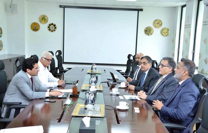 Federal Minister for Petroleum Ali Pervaiz Malik, held a meeting with Ahmed Zahid, CEO and Country Chairman of Chevron Pakistan