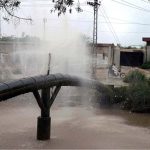 Multiple leaks in a major water supply pipeline at the Chanel Mori Canal are resulting in a daily waste of potable water and needs the attention of the concerned authorities