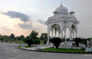 An attractive view of Fatima Jinnah Park at F-9 in the Federal Capital.