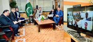 Prime Minister Muhammad Shehbaz Sharif chairs a meeting to review damages and relief operations in the wake of recent floods
