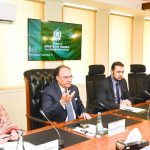 Federal Minister for Finance and Revenue, Senator Muhammad Aurangzeb, holding a meeting with a delegation of the Pakistan Business Council (PBC) at the Finance Division .