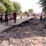 Recently, after two heavy floods in the River Chenab in Chiniot, the road networks have been destroyed, causing people to face difficulties in reaching their destinations.