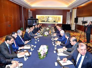 Prime Minister Muhammad Shehbaz Sharif meets with President of Tajikistan H.E. Emomali Rehmon.