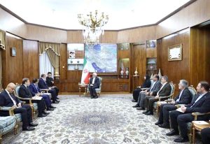 Federal Minister for Commerce Jam Kamal Khan meets Iran’s First Vice President Mohammad-Reza Aref in Tehran to discuss enhancing bilateral trade and economic cooperation