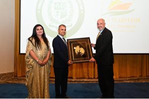 Pakistani and Emirati community members gather to bid farewell to Ambassador Faisal Niaz Tirmizi at a reception in Dubai, celebrating his contributions to strengthening bilateral ties