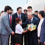 President Asif Ali Zardari being received at Chengdu Shuangliu International Airport by Vice Foreign Minister of China, Mr. Sun Weidong; Vice Governor of Sichuan Province, Mr. Huang Ruixue; Pakistan’s Ambassador to China, Mr. Khalil Hashmi and Chinese Ambassador to Pakistan, Mr. Jiang Zaidong, on his arrival for an official visit to China