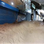 Markets remain closed as a precaution after flood alerts were issued in rivers in South Punjab