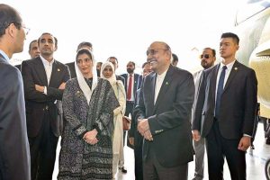 President Asif Ali Zardari, accompanied by First Lady Aseefa Bhutto Zardari and Chairman Pakistan Peoples Party Bilawal Bhutto Zardari, visited the Aviation Industry Corporation of China (AVIC), China’s flagship aerospace and defence conglomerate.