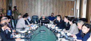 Federal Minister for National Food Security & Research, Rana Tanveer Hussain, chairing a high-level meeting with the delegation of the Chinese Academy of Agricultural Sciences (CAAS) on PARC reforms