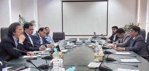 SAPM Haroon Akhtar Khan chairs high-level meeting with tractor manufacturers.