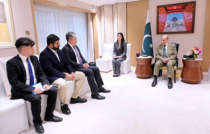 Business Executives of Chinese companies from textiles, IT, Agriculture, Industry, Mines and Minerals, Roads and Digital Connectivity, E-commerce and Space Technologies sectors call on Prime Minister Muhammad Shehbaz Sharif