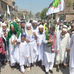 Pir Syed Inayat Ali Shah leading a public gathering of devotees visits the shrine of Hazrat Sheikh Junaid Baba Ji on Eid Milad-un-Nabi (SAWW)