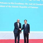 President Asif Ali Zardari met Chen Xiaojiang, Communist Party Secretary of the Xinjiang Uyghur Autonomous Region