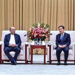 President Asif Ali Zardari met Chen Xiaojiang, Communist Party Secretary of the Xinjiang Uyghur Autonomous Region