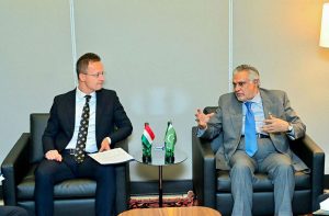 Deputy Prime Minister and Foreign Minister Senator Mohammad Ishaq Dar held a bilateral meeting with Hungarian FM Péter Szijjártó, on the sidelines of the 80th UNGA Session.