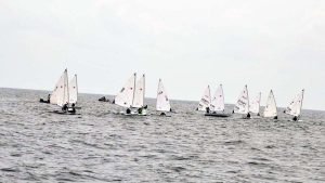 Participants from different nations compete with zeal in the 2nd CNS International Sailing Regatta 2025.
