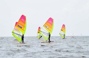 Participants from different nations compete with zeal in the 2nd CNS International Sailing Regatta 2025.