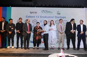 Federal Minister for IT & Telecom, Ms. Shaza Fatima Khawaja, graced the graduation ceremony of 30 startups from NIC Karachi’s 12th Cohort, which also marked the center’s 1st anniversary.