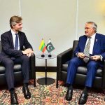Deputy Prime Minister and Foreign Minister Senator Mohammad Ishaq Dar met Acting FM of Lithuania, Kęstutis Budrys, on the sidelines of 80th UNGA session