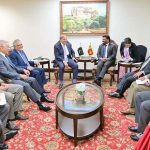 Prime Minister Muhammad Shehbaz Sharif meets President of Sri Lanka H.E Anura Kumara Dissanayake on the sidelines of 80th session of UNGA