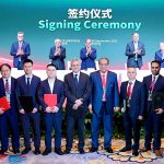 Prime Minister Muhammad Shehbaz Sharif participates in the MoU exchange ceremony of the 2nd Pakistan-China B2B Investment Conference
