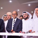 The 2nd Pakistan International Date Palm Show inaugurates by Provincial Minister Sindh Saeed Ghani, Consul General UAE Dr. Bakhit Ateeq Al Rumiiti, and Chief Executive of Trade Development Authority of Pakistan, Faiz Ahmed by cutting the ribbon at Expo Center. The event attended by the Charge d’Affaires of the UAE, His Excellency Muhammad Sultan Al-Khatib, and the Secretary General of the Khalifa International Award for Date Palm and Agricultural Innovation, His Excellency Dr. Abdul Wahab Zaid.