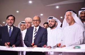 The 2nd Pakistan International Date Palm Show inaugurates by Provincial Minister Sindh Saeed Ghani, Consul General UAE Dr. Bakhit Ateeq Al Rumiiti, and Chief Executive of Trade Development Authority of Pakistan, Faiz Ahmed by cutting the ribbon at Expo Center. The event attended by the Charge d’Affaires of the UAE, His Excellency Muhammad Sultan Al-Khatib, and the Secretary General of the Khalifa International Award for Date Palm and Agricultural Innovation, His Excellency Dr. Abdul Wahab Zaid.