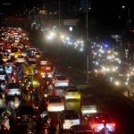 Severe traffic jams leave commuters stranded for hours on Sharah-e-Faisal after the latest spell of rain.