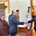 H.E. Dr. Zoltan Varga, Ambassador-designate of the Republic of Hungary, presenting his credentials to President Asif Ali Zardari at Aiwan-e-Sadr