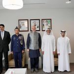 Ambassador Faisal Niaz Tirmizi, Pakistan's Envoy to the UAE, pays a farewell call on Saif Mohammed Al Suwaidi, Director General of the General Civil Aviation Authority (GCAA) of the UAE. The meeting was also attended by senior officials from both sides.