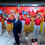 Prime Minister Muhammad Shehbaz Sharif is being given warm welcome at Beijing's South Railway Station.