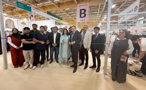 Ambassador Mumtaz Zahra Baloch inaugurated the Pakistan Pavilion at Texworld 2025, being held in Paris from September 15 to 17.