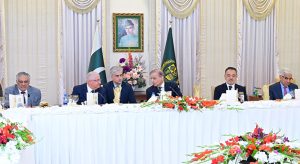 The Minister of National Defence of Turkiye, Mr. Yasar Guler calls on Prime Minister Muhammad Shehbaz Sharif.