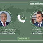 DPM Ishaq Dar, Azeri FM discuss strengthening bilateral ties