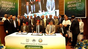 FGEHA, DHA, SCBA ink tripartite agreement for development of Margalla Orchard Housing Scheme