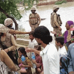 Pak Army relief operations continue in flood-affected areas