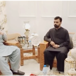 Punjab Governor visits families of martyrs Major Adnan Aslam & Captain Taimur Hassan