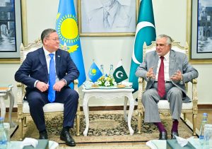 DPM/FM Dar, Kazakh counterpart review bilateral cooperation