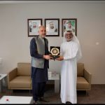 Amb. Tirmizi pays farewell call on DG UAE GCAA