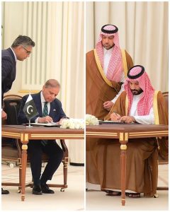 Pakistan, KSA sign ‘Strategic Mutual Defence Agreement’; stating any aggression against either country to be considered against both
