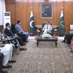 Acting President Gilani discusses flood relief, rehab with Governor Kundi