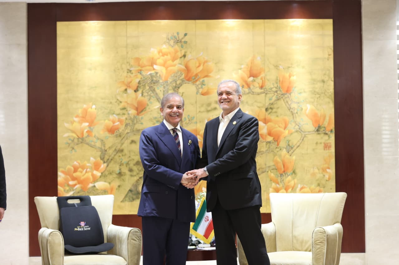 Shehbaz, Pezeshkian review Pak-Iran cooperation, express satisfaction with positive momentum
