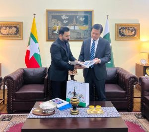 Usman Tahir meets Myanmar Ambassador; discuss cultural cooperation