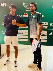Huzaifa shines in defeat as Pakistan fall 3-1 to Paraguay in Davis Cup tie